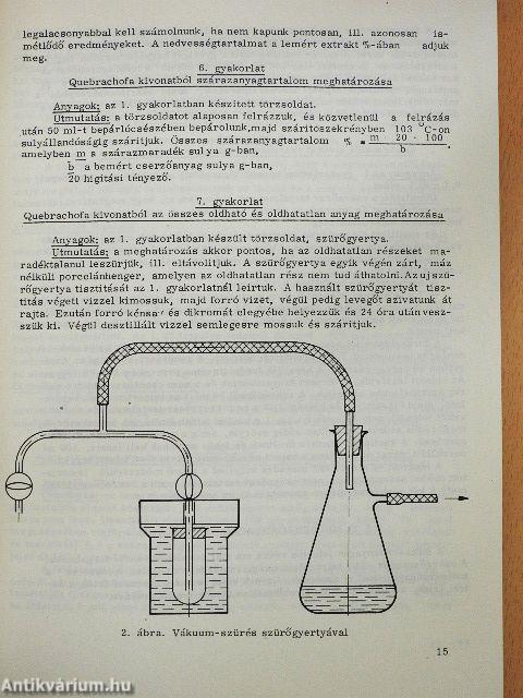 Szakmai (laboratóriumi) gyakorlatok IV.