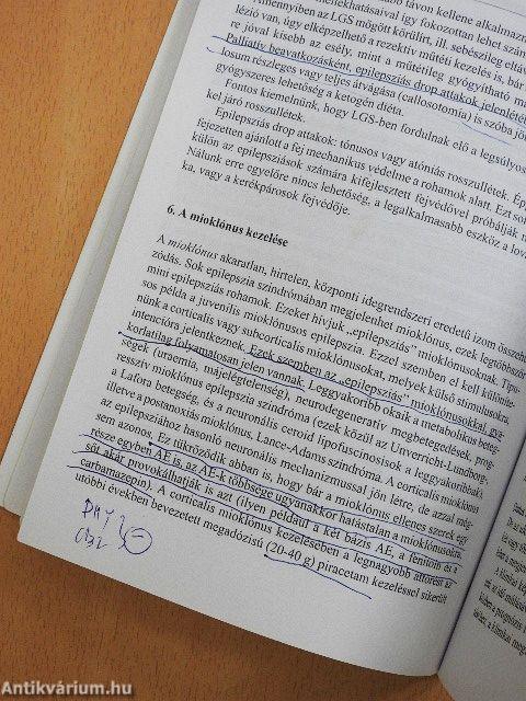 Az antiepilepsziás terápia gyakorlata