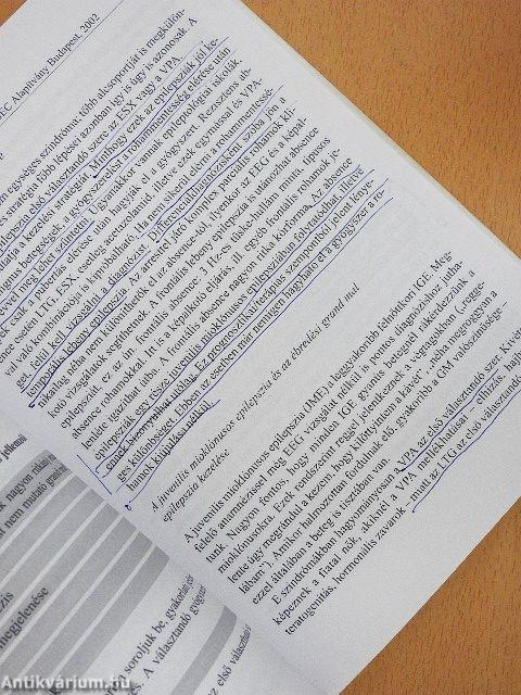 Az antiepilepsziás terápia gyakorlata