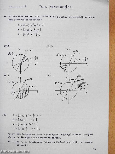 Matematikai példatár és feladatgyűjtemény I.