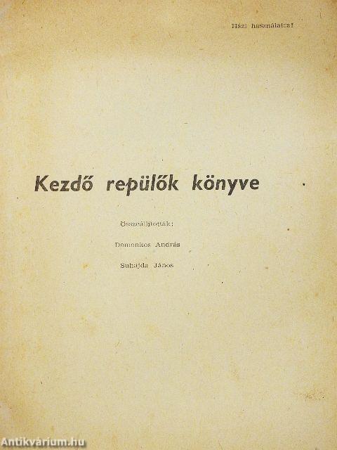 Kezdő repülők könyve