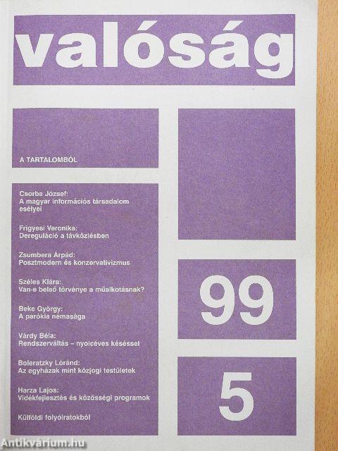 Valóság 1999. május