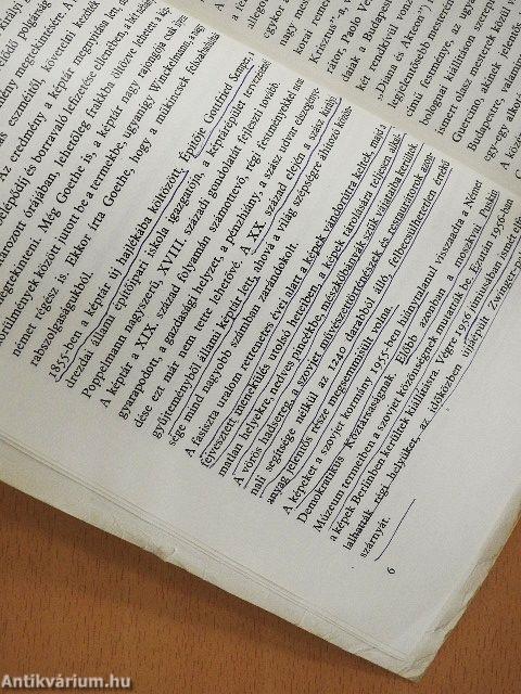 A drezdai képtár vendégkiállítása