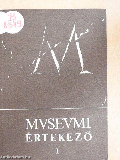 Museumi értekező I.