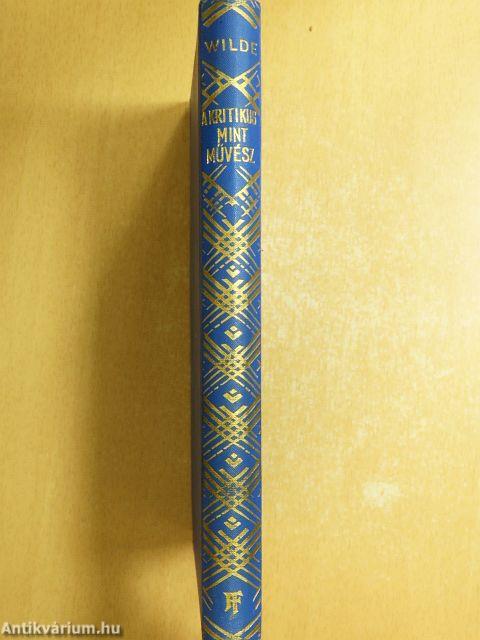 A kritikus mint művész