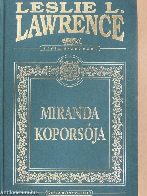 Miranda koporsója (dedikált példány)