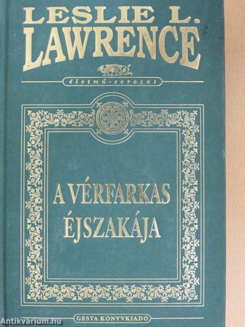 A vérfarkas éjszakája (dedikált példány)