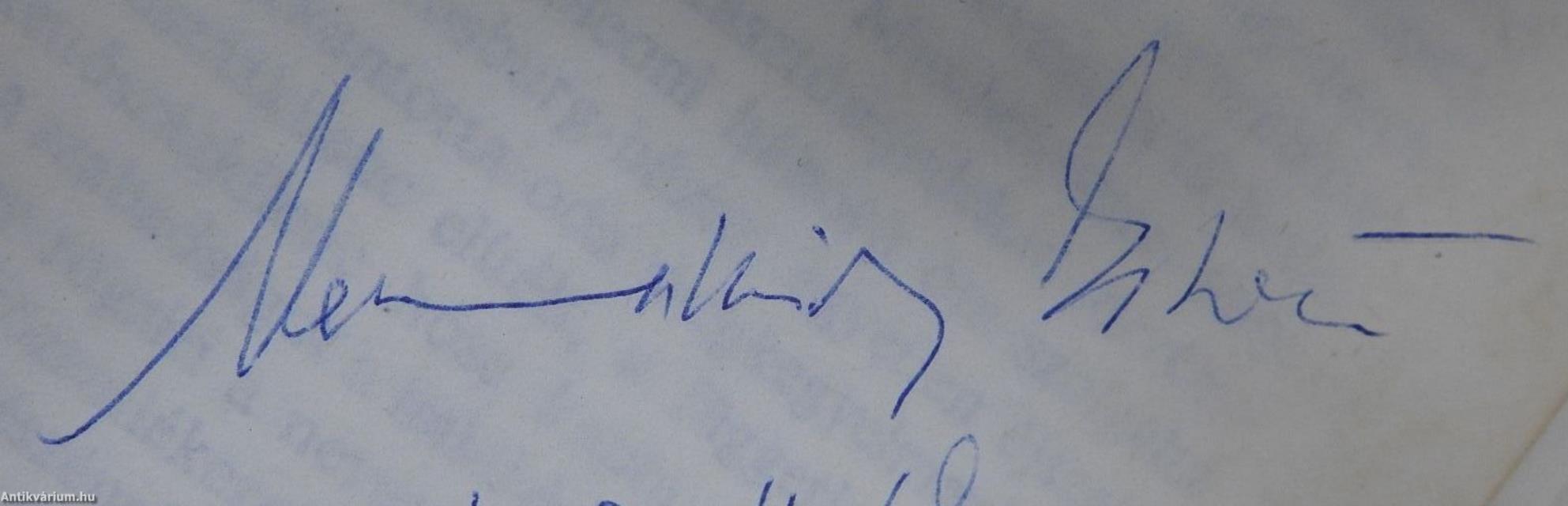 Parázs a hamu alatt (aláírt példány)