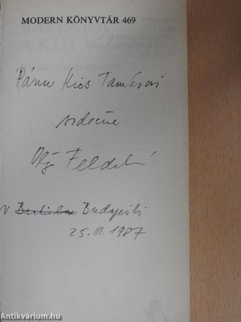 Ballada a kút vizéről (dedikált példány)