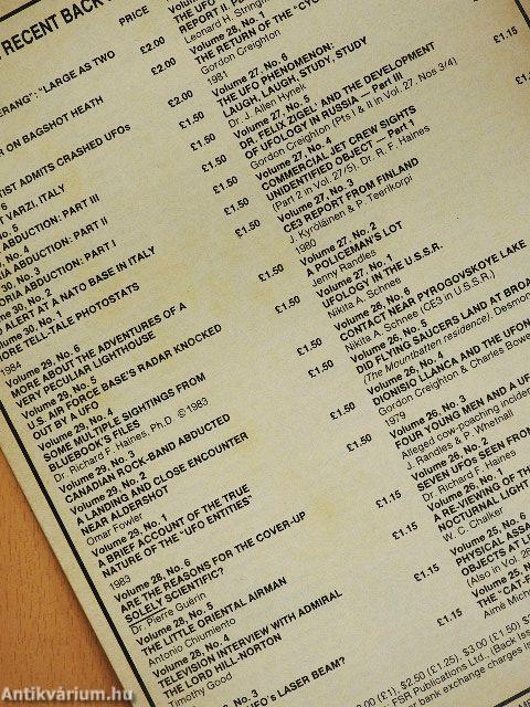 Flying Saucer Review May 1986