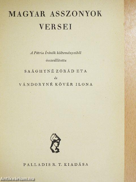 Magyar asszonyok versei