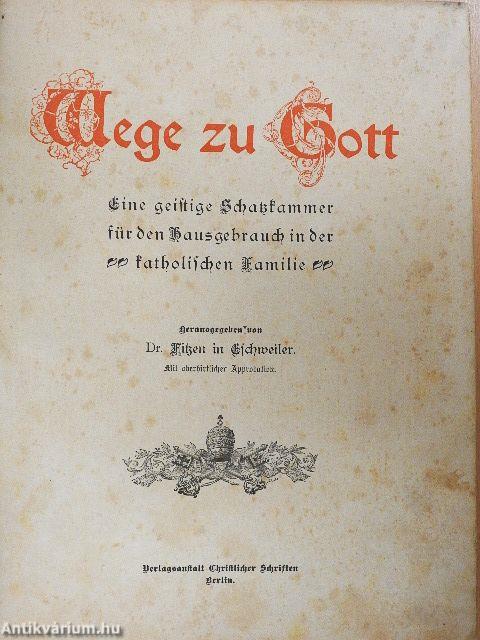 Wege zu Gott (gótbetűs)