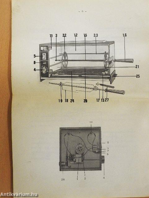 FFGH-2 Aut. Háztartási grillsütő