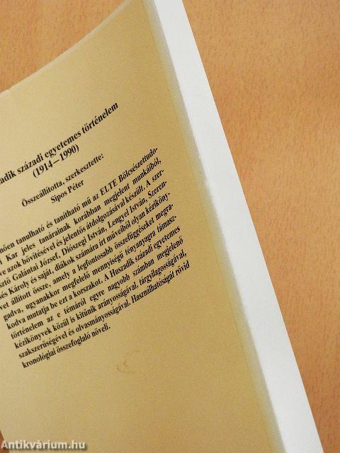 Huszadik századi egyetemes történelem