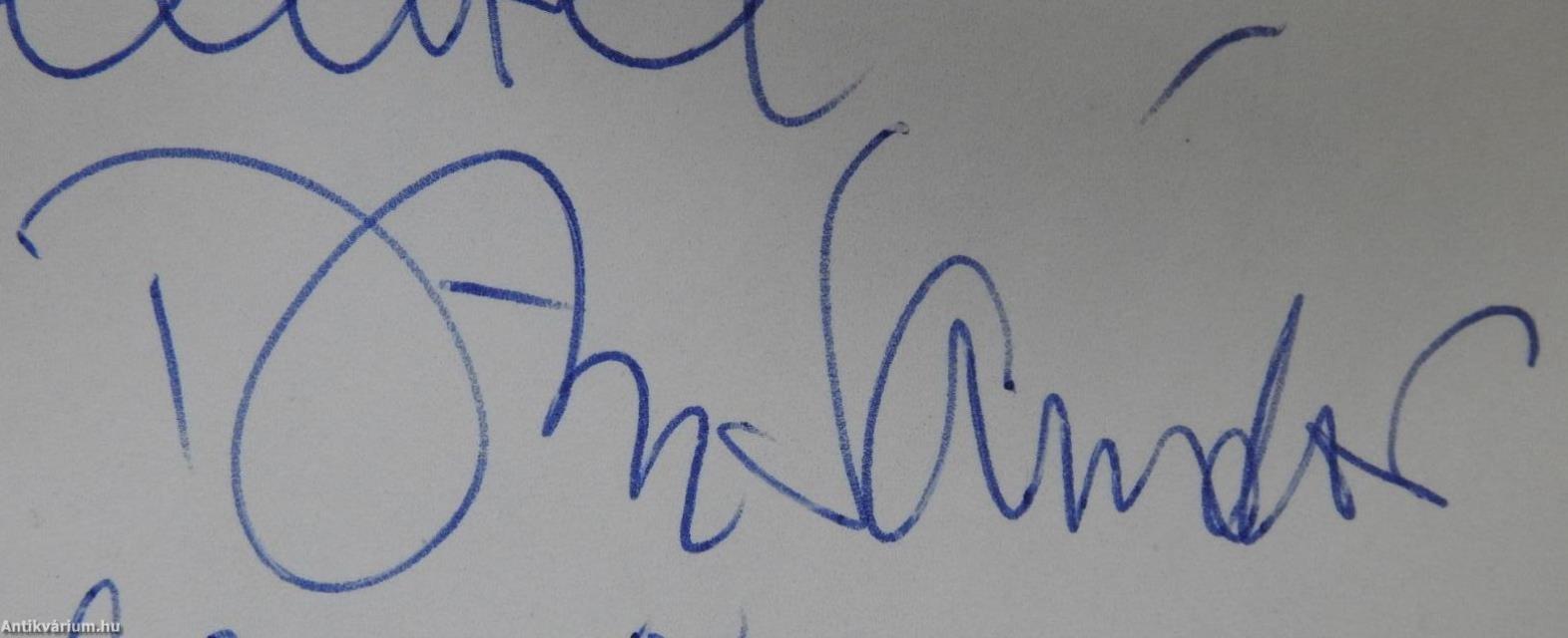 G. G. (kétszeresen dedikált példány)