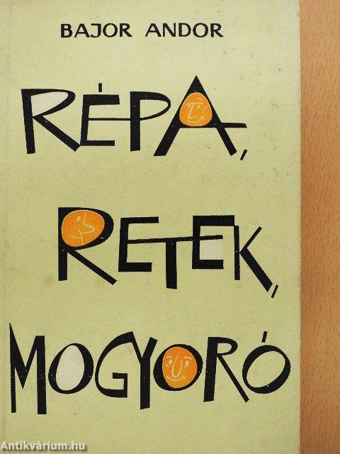 Répa, retek, mogyoró