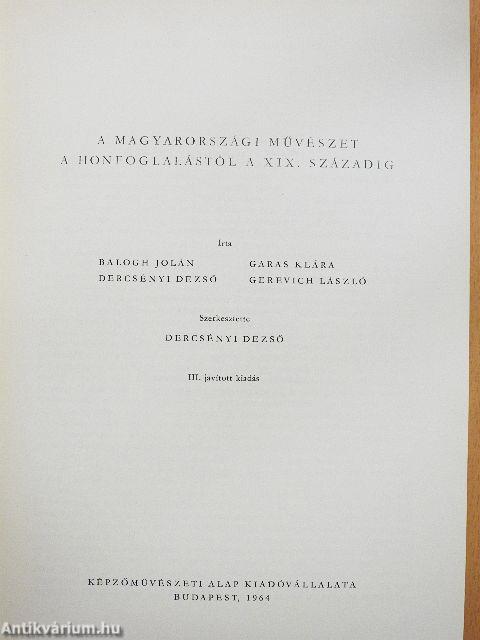 A magyarországi művészet története 1.