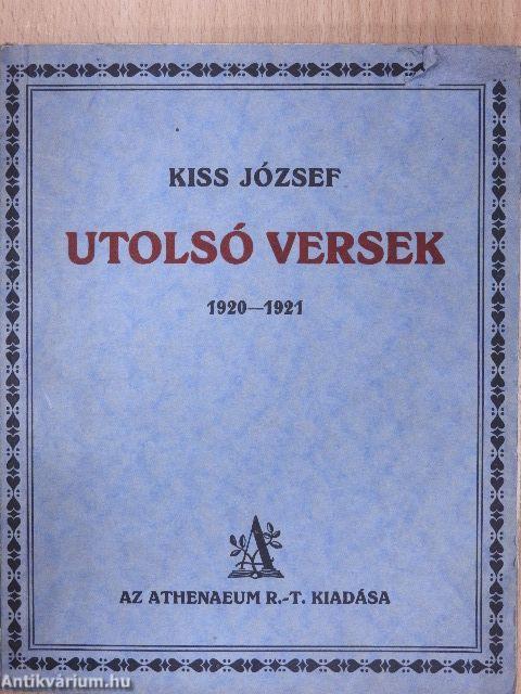 Utolsó versek