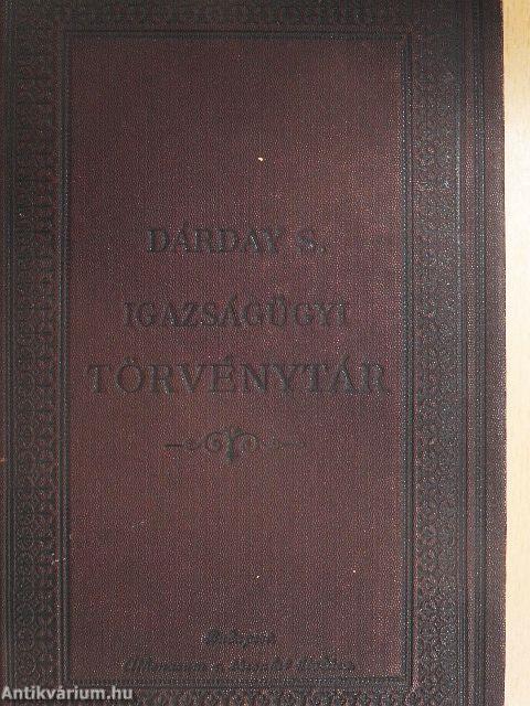 Igazságügyi törvénytár V.