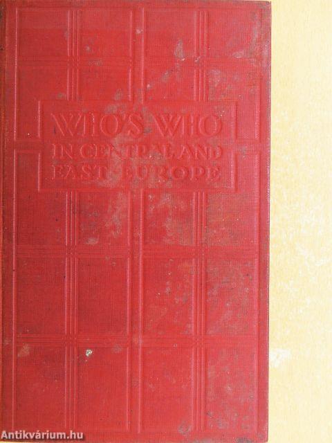 Who's who in Central and East-Europe 1933/34