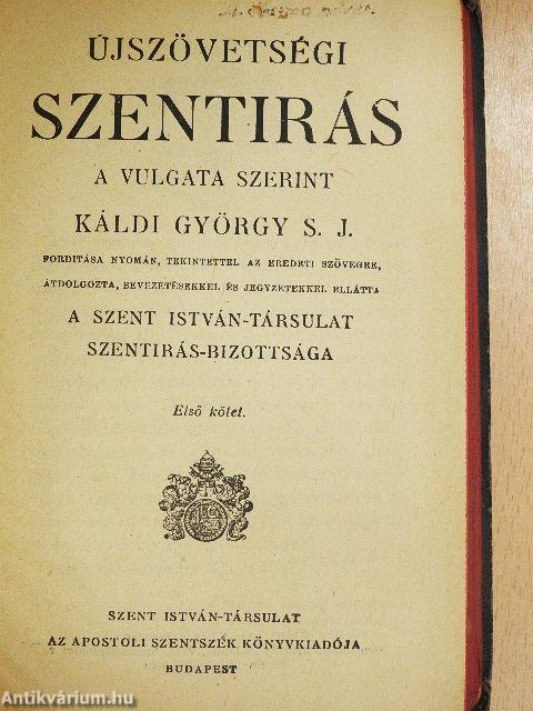 Újszövetségi Szentirás I. (töredék)