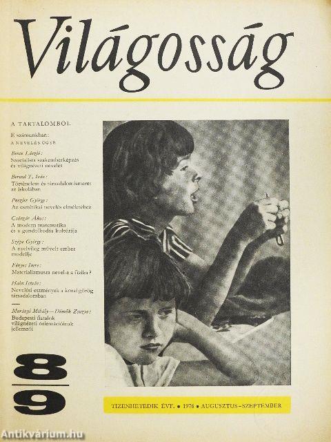Világosság 1976. augusztus-szeptember