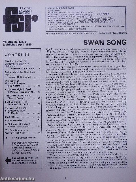 Flying Saucer Review November-December 1979