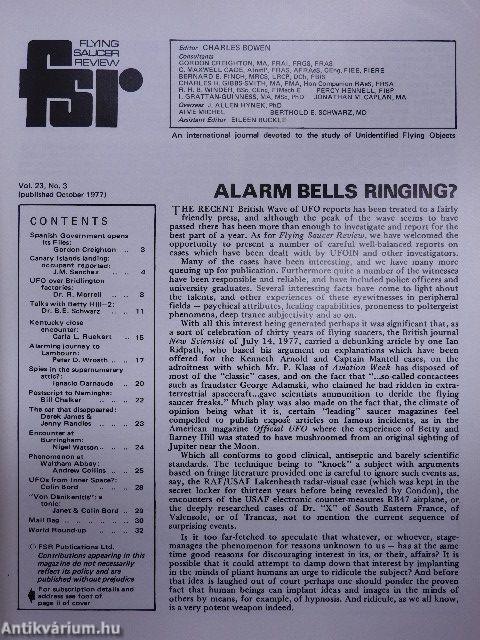 Flying Saucer Review October 1977