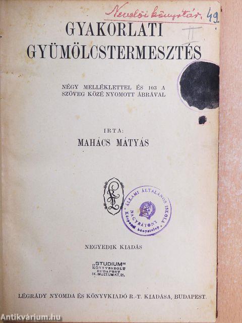 Gyakorlati gyümölcstermesztés