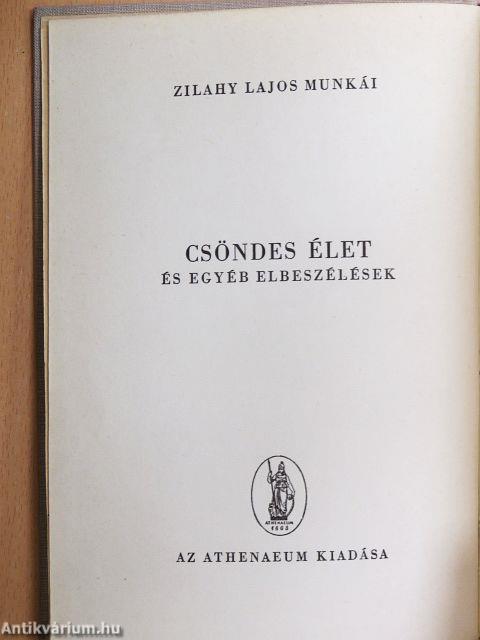 Csöndes élet és egyéb elbeszélések