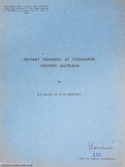 Tertiary Sediments at Coolgardie, Western Australia