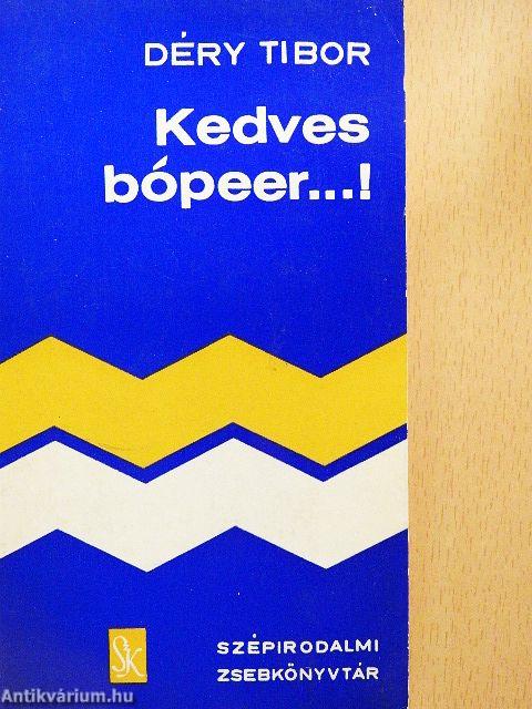 Kedves bópeer...!