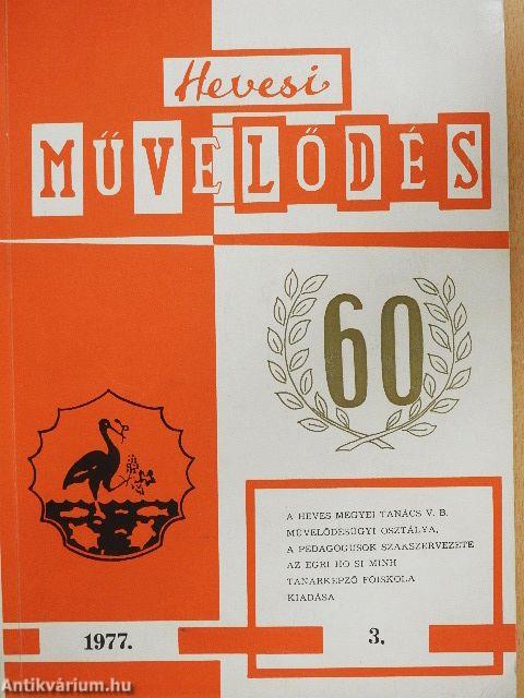Hevesi Művelődés 1977/3.
