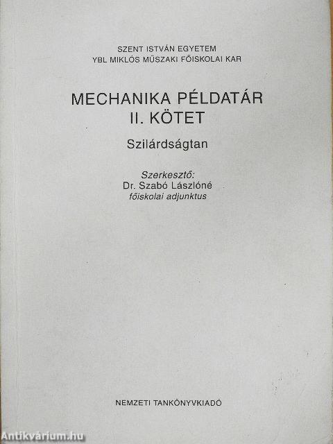 Mechanika példatár II.