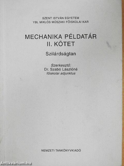 Mechanika példatár II.