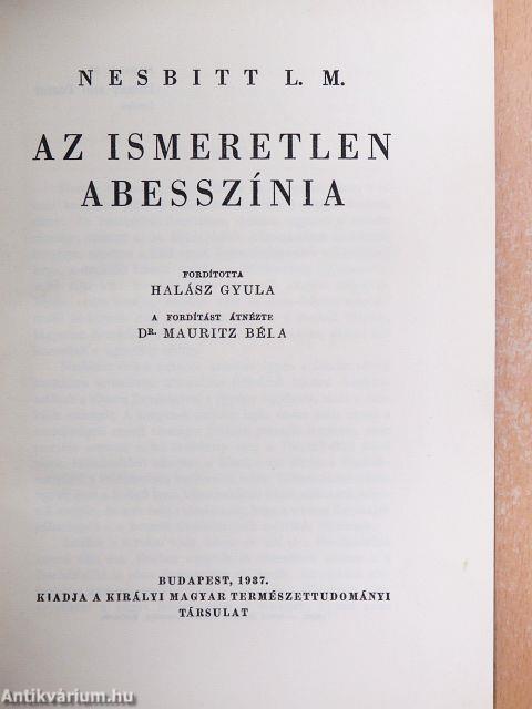 Az ismeretlen Abesszínia