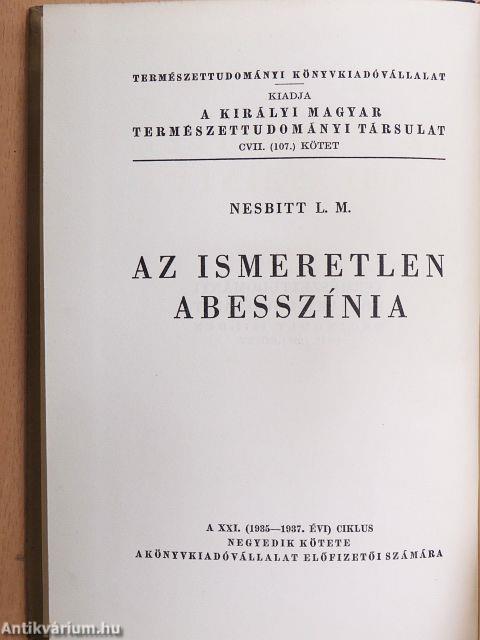 Az ismeretlen Abesszínia