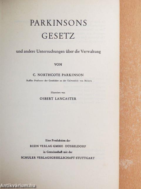Parkinsons Gesetz und andere Untersuchungen über die Verwaltung