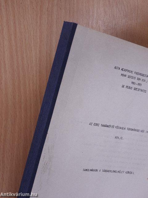 Tanulmányok a társadalomelmélet köréből