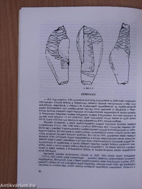 A debreceni Déri Múzeum évkönyve 1985