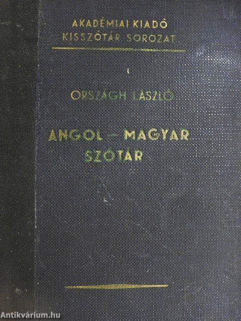 Angol-magyar szótár