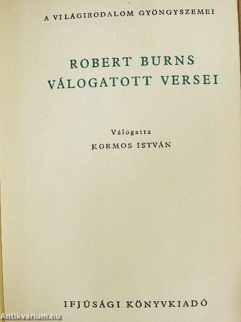 Robert Burns válogatott versei