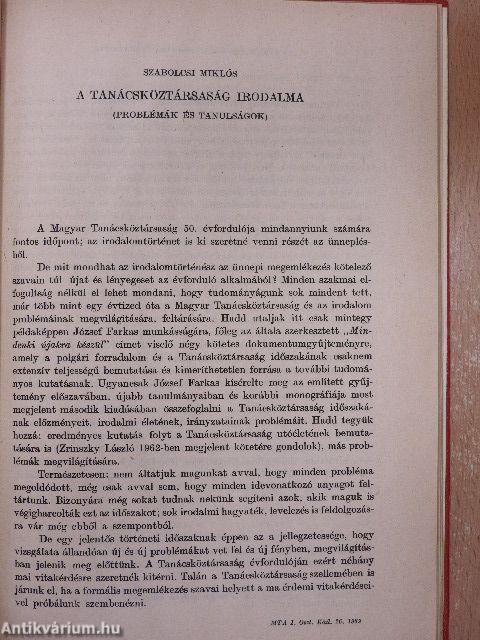 Emlékülés a Tanácsköztársaság 50. évfordulója alkalmából