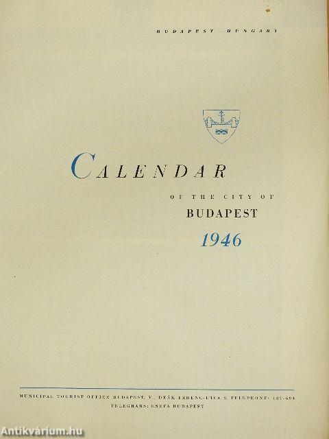 Calendar of the City of Budapest 1946