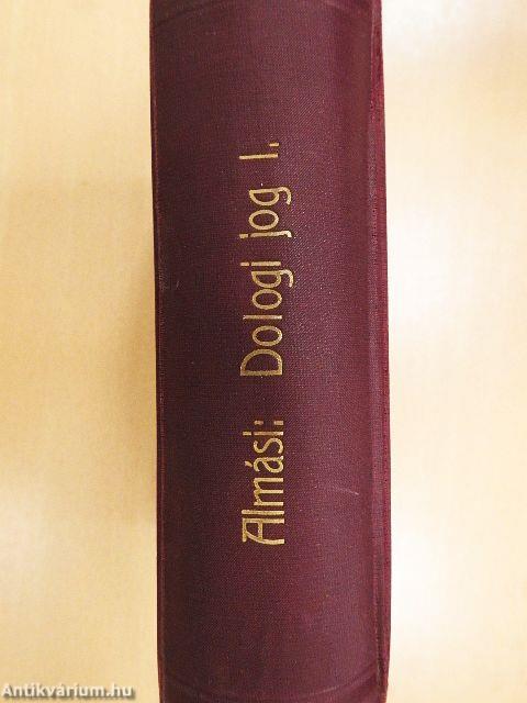 A dologi jog kézikönyve I.