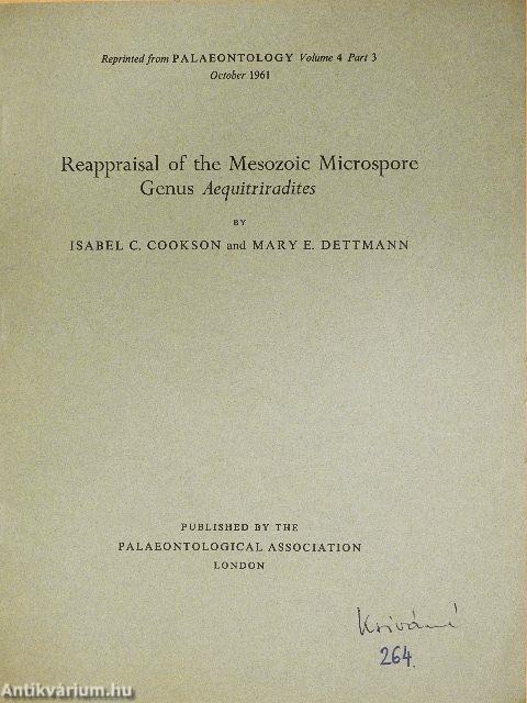 Reappraisal of the Mesozoic Microspore Genus Aequitriradites