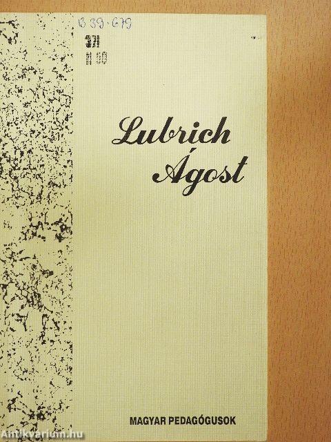 Lubrich Ágost