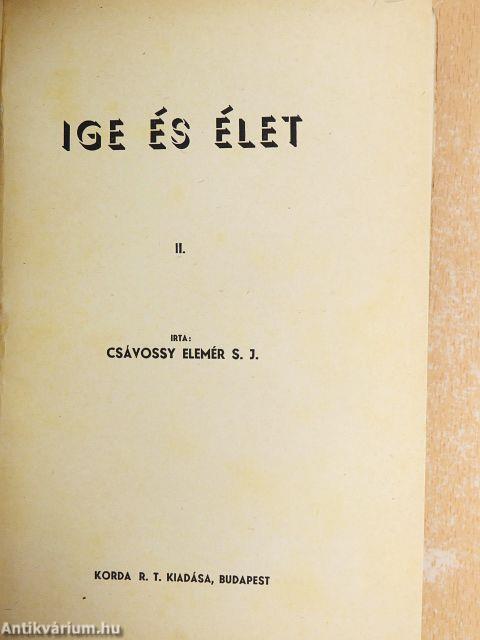 Ige és élet II.