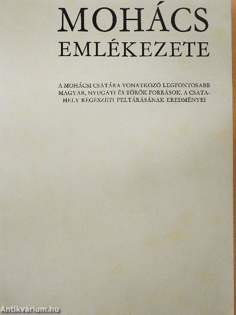 Mohács emlékezete