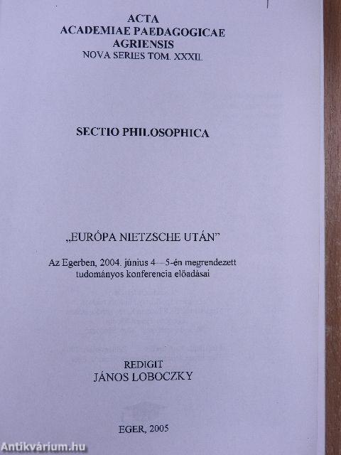 "Európa Nietzsche után"